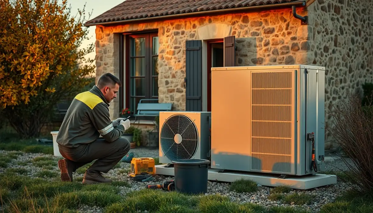 Installation d'une pompe à chaleur air/eau dans le Lot-et-Garonne
