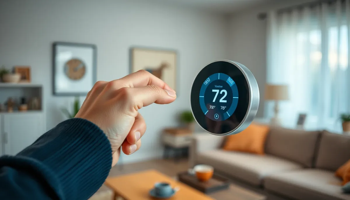 Réglage d'un thermostat pour climatisation réversible