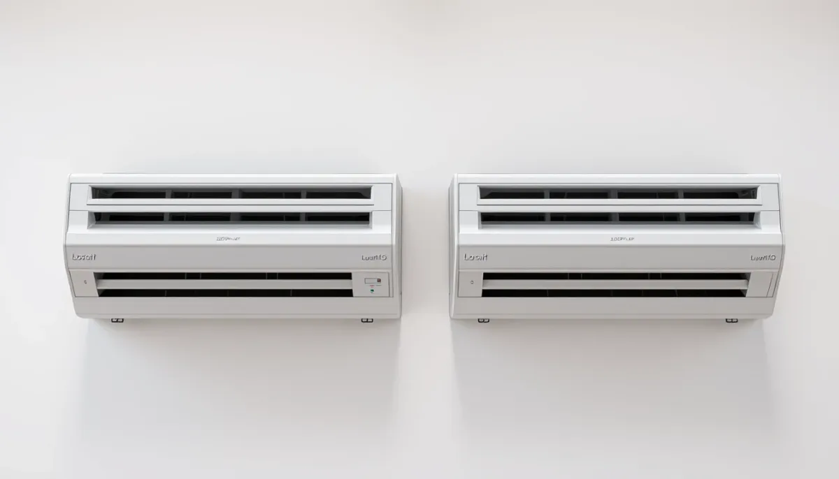 Comparaison de deux unités de climatisation murale