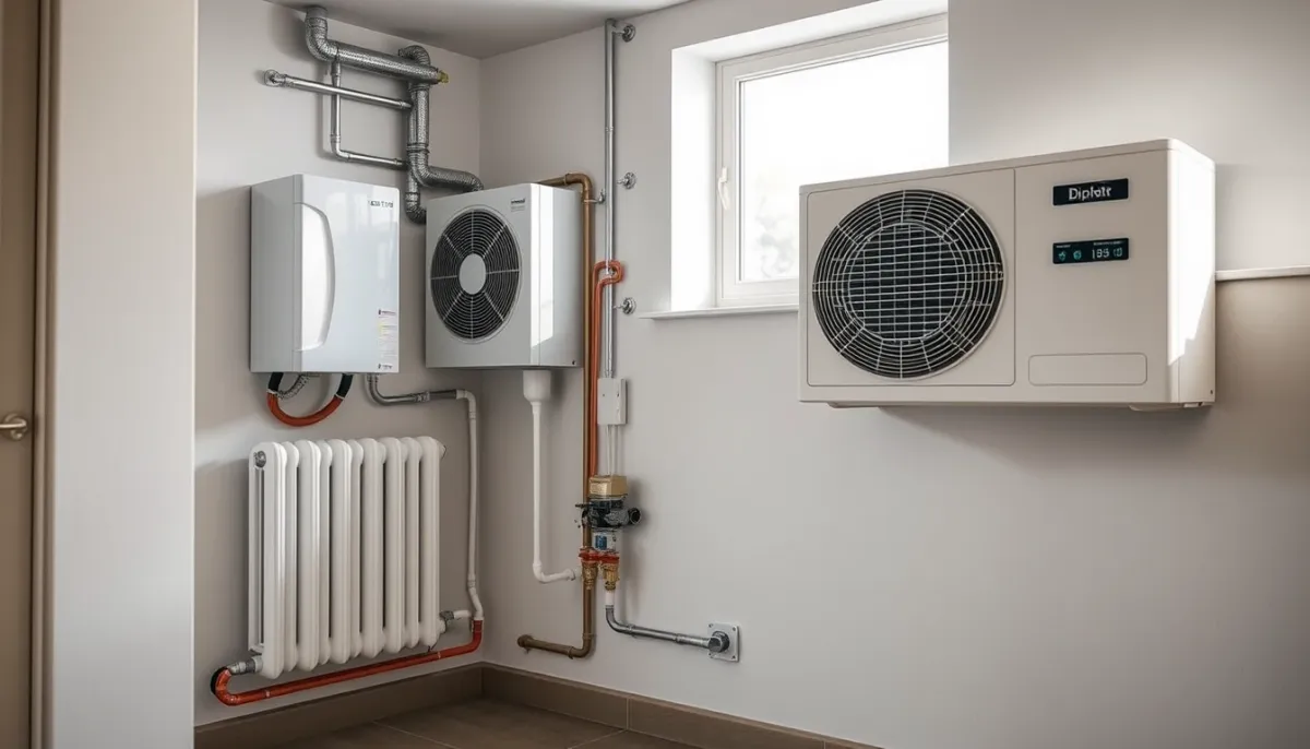 Comparaison entre une PAC air/eau avec radiateur et une PAC air/air murale